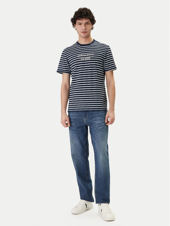 Guess Jeans Guess Jeans Camiseta M6GI47 K3499 Azul Regular Fit