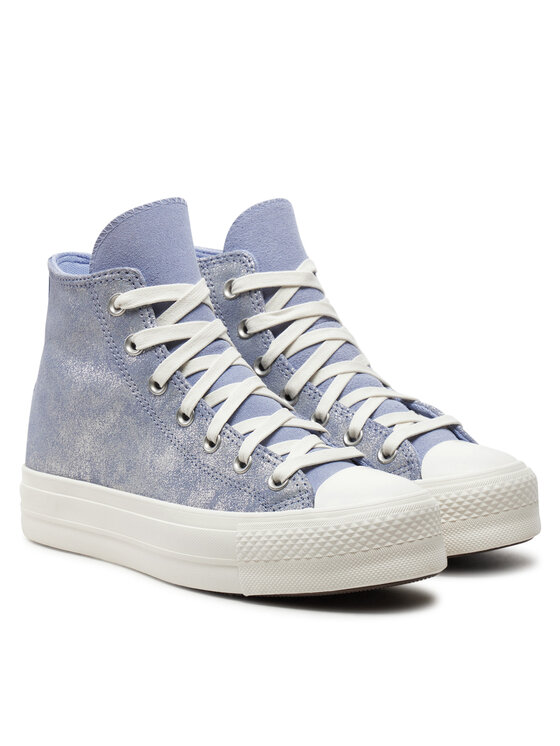 Converse Кеди Converse Chuck Taylor All Star Lift Platform Suede Shimmer Hi A11549C Фіолетовий