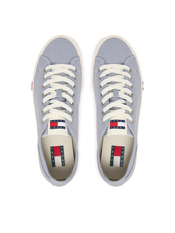 Tommy Jeans Tenis superge Tommy Jeans Archive Vulc Y2K EM0EM01674 Svetlo modra