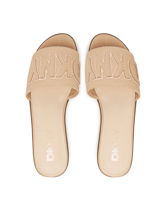 DKNY Шльопанці DKNY Willow K1500528 Бежевий
