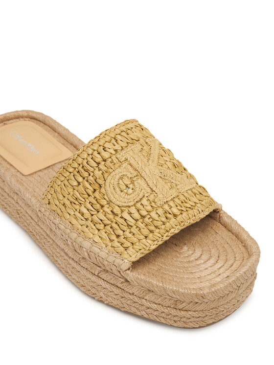 Calvin Klein Espadryle Calvin Klein Ebeth HW0HW02895 Beżowy