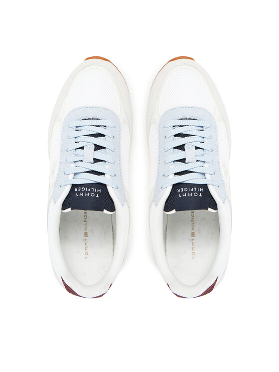 Tommy Hilfiger Tenisice Tommy Hilfiger Casual Fashion Runner Mix FW0FW08324 Bijela