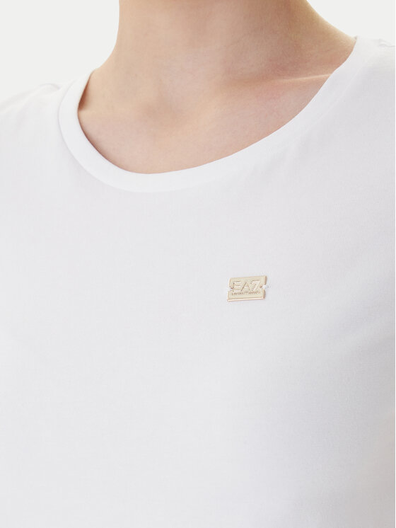 EA7 Emporio Armani EA7 Emporio Armani Camiseta 7W001045 AF10373 U0002 Blanco Slim Fit