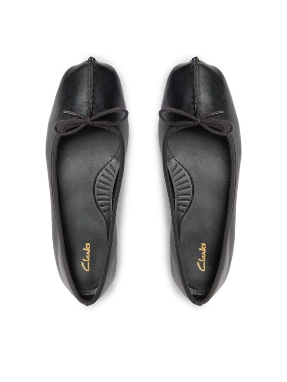 Clarks Балетки Clarks Freckle Ice 203529294 Чорний