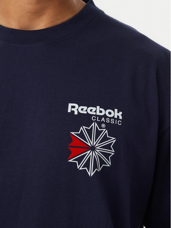 Reebok Reebok Camiseta RK25735CCM Azul marino Regular Fit