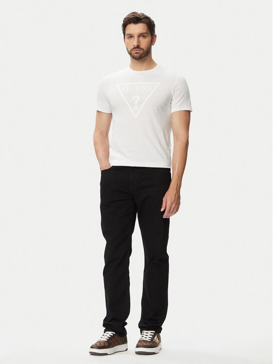 Guess Guess Футболка M6YI71 K3745 Білий Slim Fit