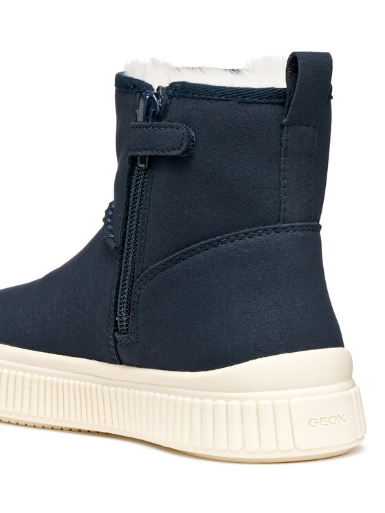 Geox Kozačky Geox J Laquinny J56M3C 000AU C4021 S Tmavomodrá