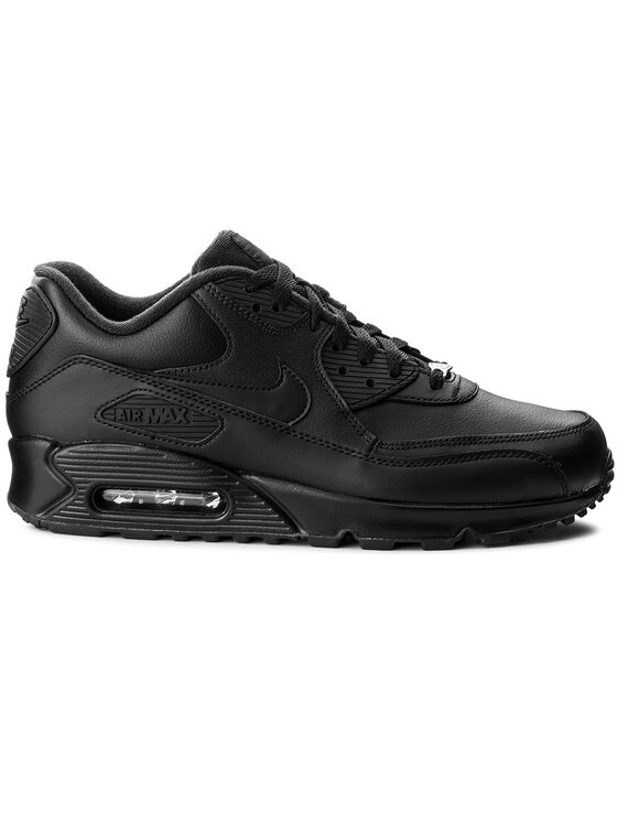 Nike Sneakersy Nike Air Max 90 Leather 302519 001 Černá