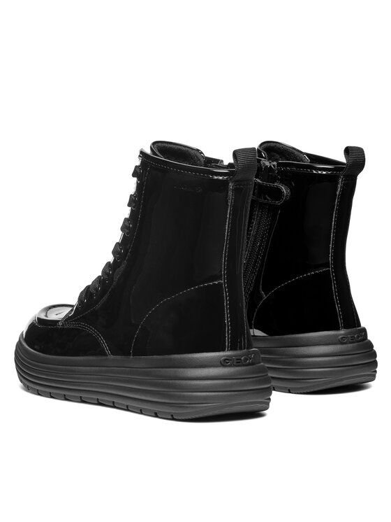 Geox Zimski škornji Geox J Phaolae Girl J46ETA 000HH C9999 S Črna