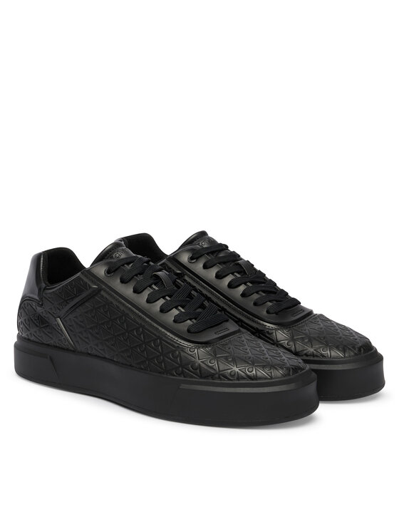 Calvin Klein Superge Calvin Klein Beasket Cup Oxf Lup Hf Aop Lth HM0HM02132 Črna