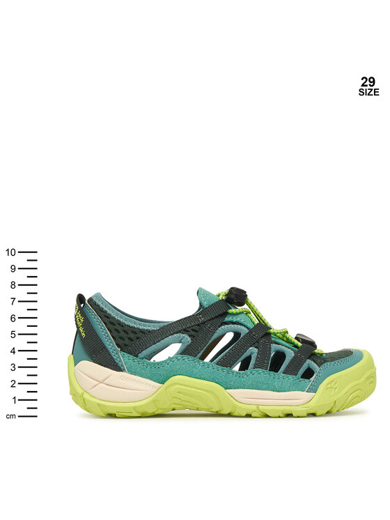 Jack Wolfskin Босоніжки Jack Wolfskin Levente A64080 Зелений