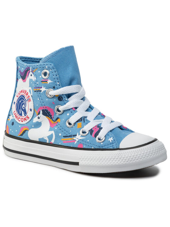Converse Tornacipő Converse Ctas Hi Light Blue 665472C Kék
