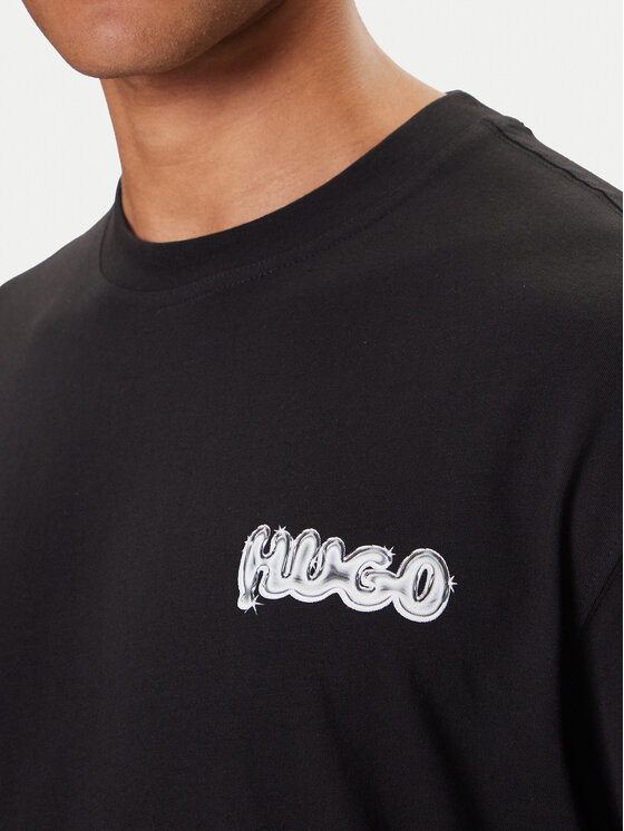 HUGO HUGO Camiseta Nyrotee 50549769 Negro Loose Fit