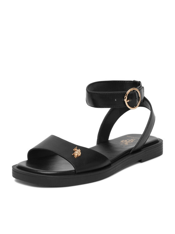 U.S. Polo Assn. Босоніжки U.S. Polo Assn. EO-MARINA001W/6Y1 Чорний