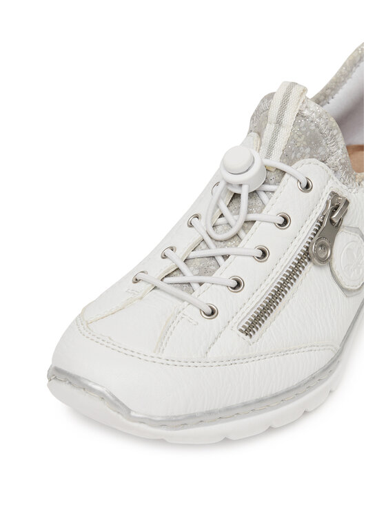 Rieker Pantofi Rieker L32F1-80 Alb
