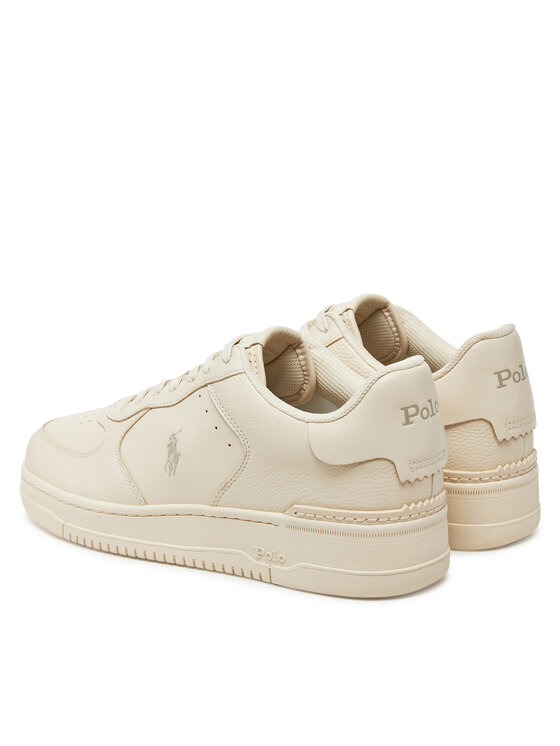 Polo Ralph Lauren Sneakersy Polo Ralph Lauren Masters Court 809971279001 Béžová
