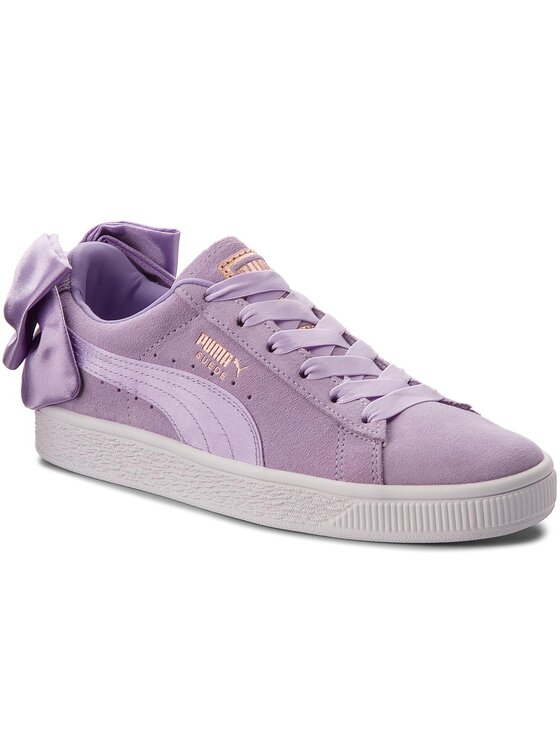 Puma Sneakersy Puma Suede Bow Jr 367316 03 Fialová