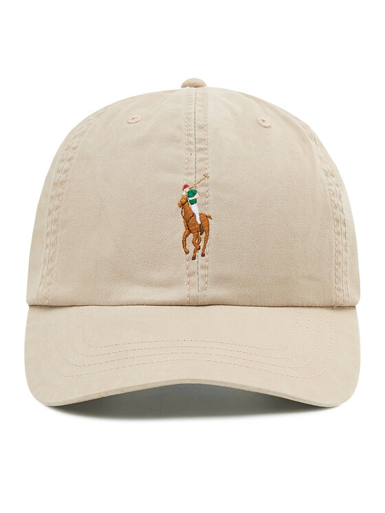 Polo Ralph Lauren Cepure ar nagu Polo Ralph Lauren Classic Sport Cap 710834737013 Bēšs