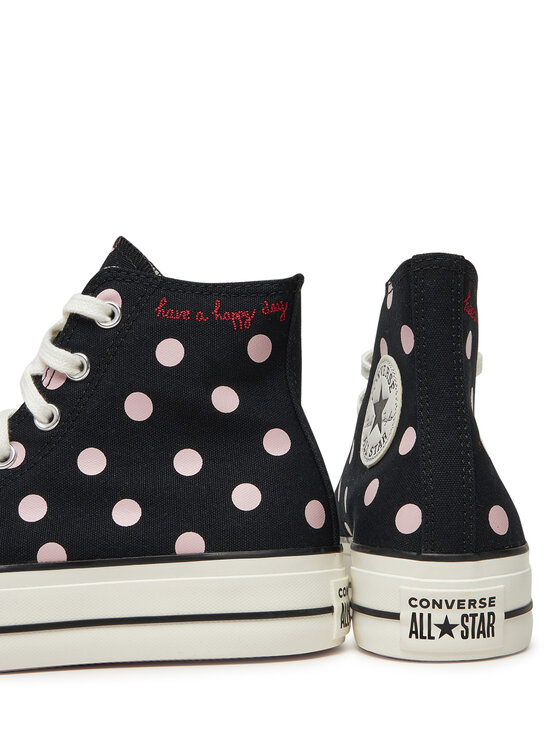 Converse Кеди Converse Chuck Taylor All Star Lift Platform Polka Dots A10688C Чорний
