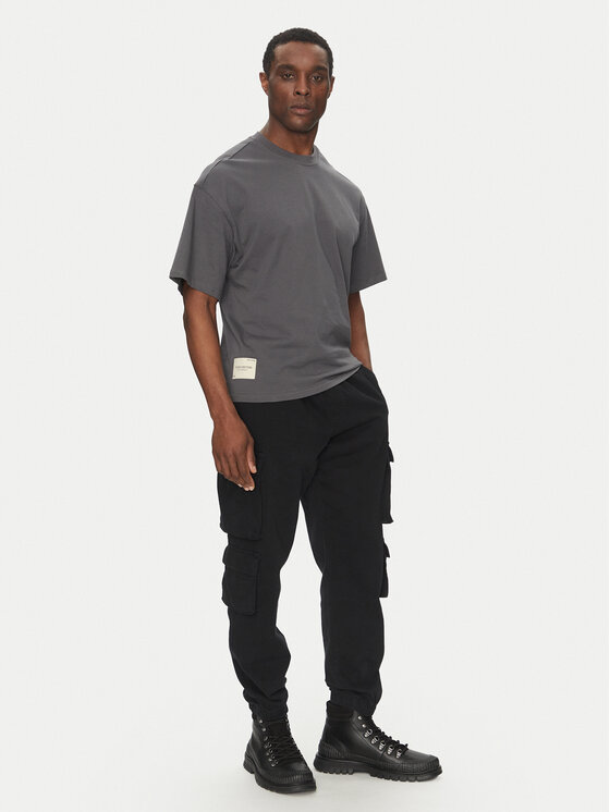 Alpha Industries Alpha Industries Majica Studio Edition 156550 Siva Relaxed Fit