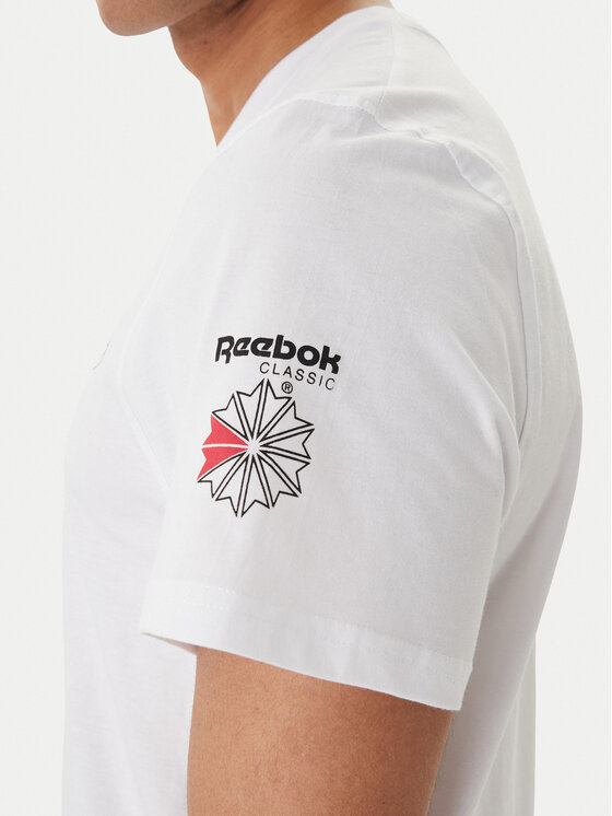 Reebok Reebok Camiseta Harley RK25569CCM Blanco Regular Fit