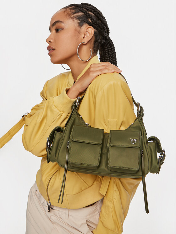 PINKO Bolso PINKO Cargo Bag Classic Caqui