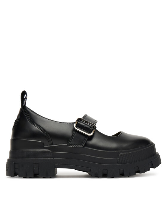 Buffalo Κλειστά παπούτσια Buffalo Aspha Loafer Buckle Os 1620046 Μαύρο