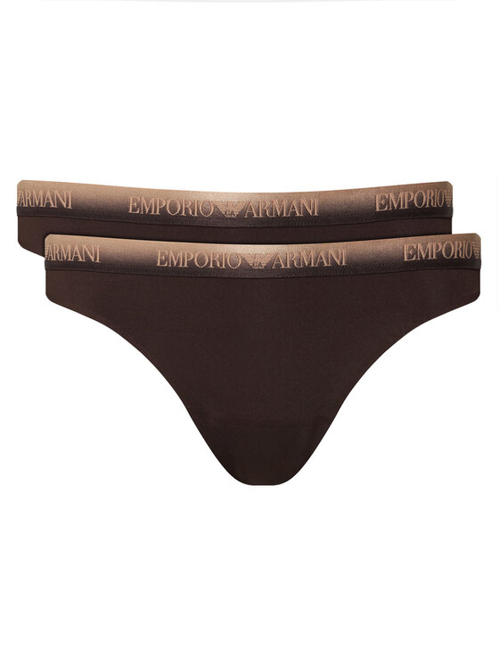 Emporio Armani Underwear Emporio Armani Underwear Комплект бразильських трусиків EW005512 AF25572 U6279 Бежевий