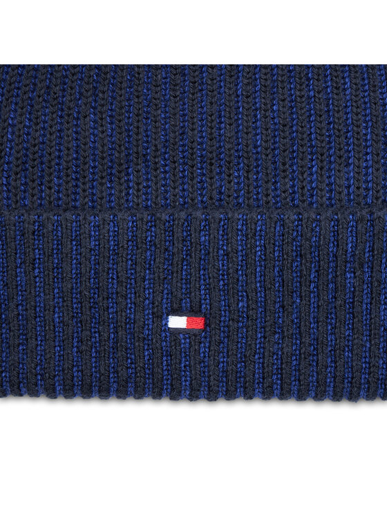 Tommy Hilfiger Set šal + kapa Tommy Hilfiger AM0AM11624 Mornarsko modra