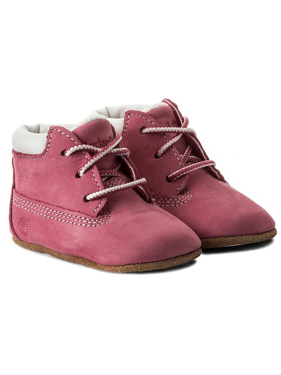 Timberland Черевики Timberland Crib Bootie With Hat 9680R/TB09680R6611 Рожевий