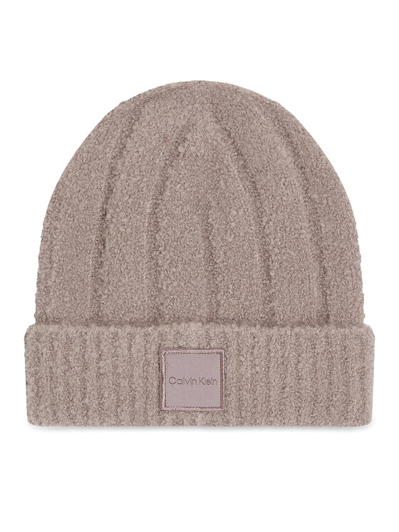 Calvin Klein Berretto Calvin Klein Modern Patch Chunky K60K612596 Beige