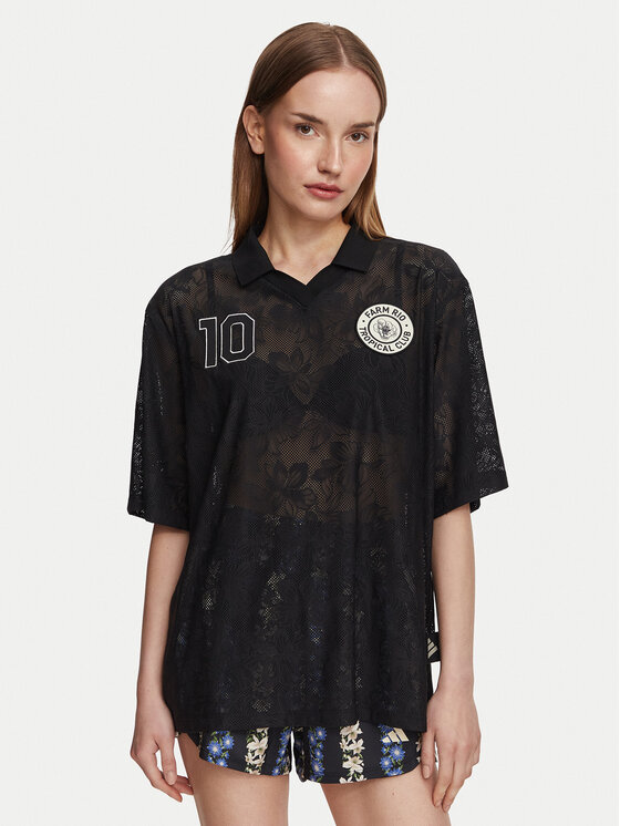 adidas adidas Camiseta Farm Rio KR0238 Negro Loose Fit