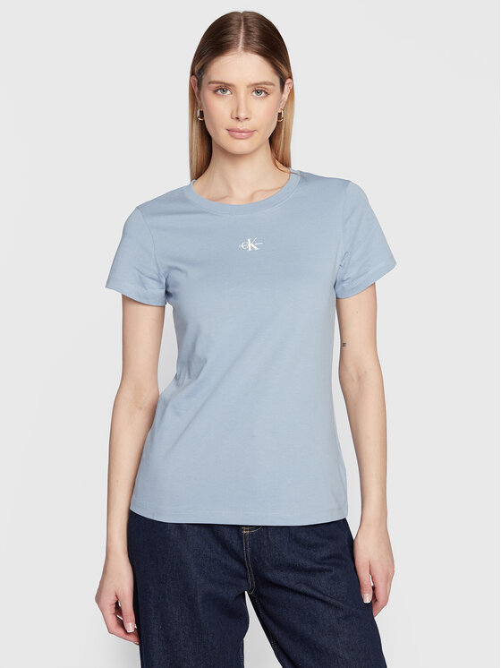Calvin Klein Jeans Calvin Klein Jeans T-Shirt J20J220300 Γαλάζιο Slim Fit