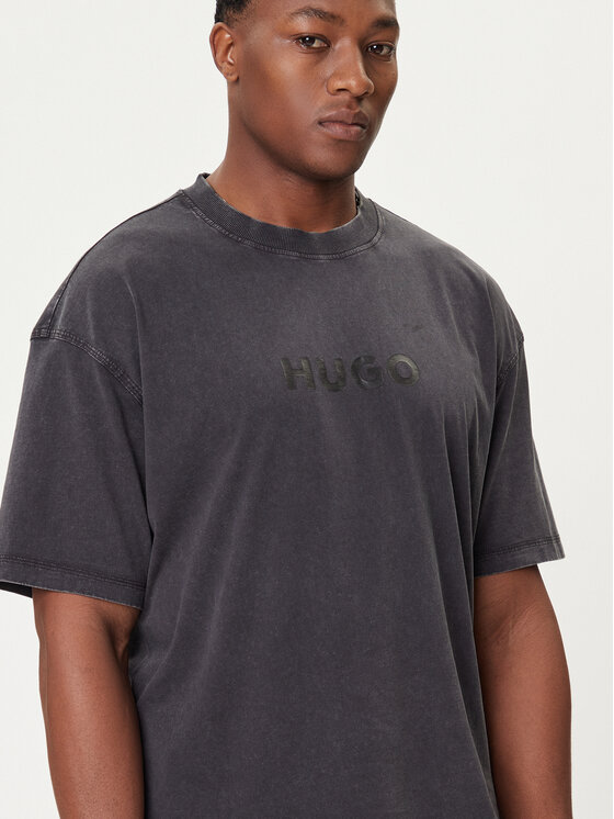HUGO HUGO Camiseta Nebute 50542638 Negro Loose Fit