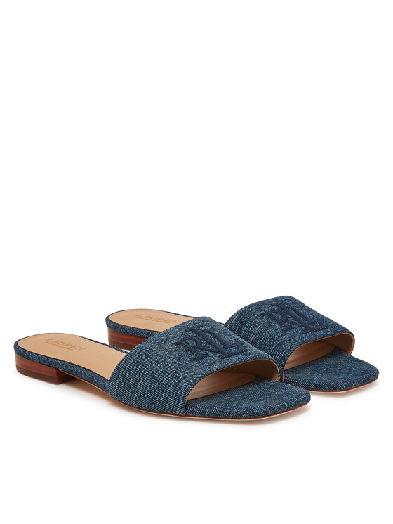 LAUREN RALPH LAUREN Şlapi LAUREN RALPH LAUREN Everley 802966836001 Albastru