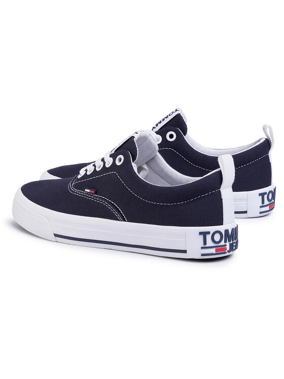 Tommy Jeans Zapatillas de tenis Tommy Jeans Lowcut Essential Sneaker EN0EN00794 Azul marino