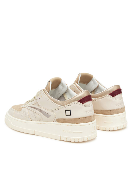 D.A.T.E. Sneakersy D.A.T.E. Torneo Shiny W431-TO-SH Écru