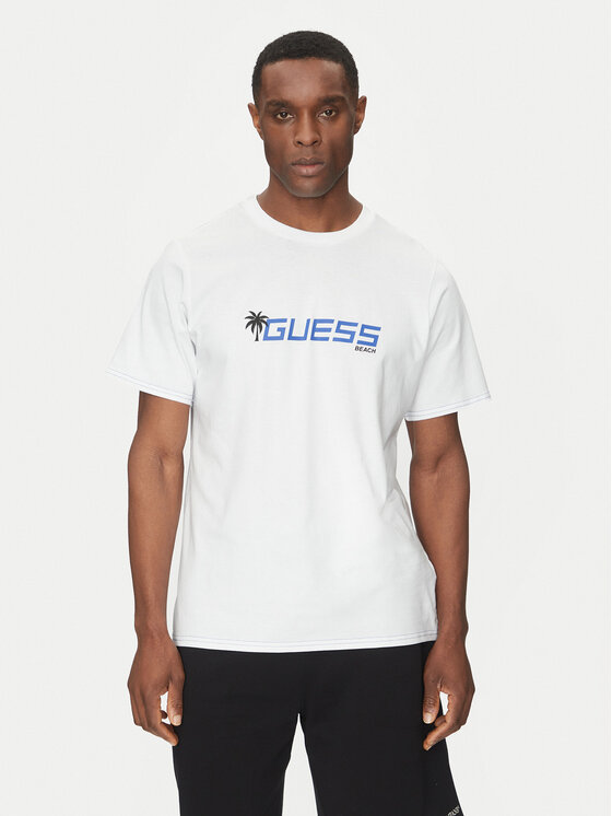 Guess Guess T-Shirt F5GI06 I3Z14 Λευκό Regular Fit
