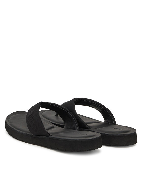 Calvin Klein Chancletas Calvin Klein Toepost Cv Logo HM0HM01745 Negro
