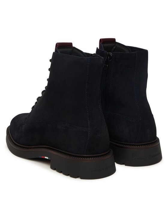 Tommy Hilfiger Kozačky Tommy Hilfiger Comfort Lwt FM0FM05594 Tmavomodrá
