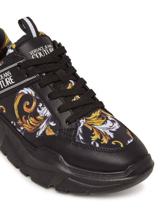 Versace Jeans Couture Снікерcи Versace Jeans Couture 78YA3SC2 Чорний