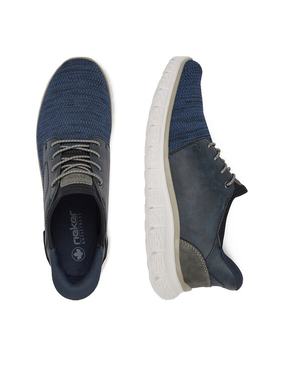 Rieker Sneakersy Rieker B6658-14 Tmavomodrá