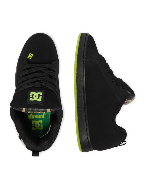 DC Shoes Sneakersy DC Shoes EO-COURT GRAFFIK JUMANJI DC06528001 W Čierna
