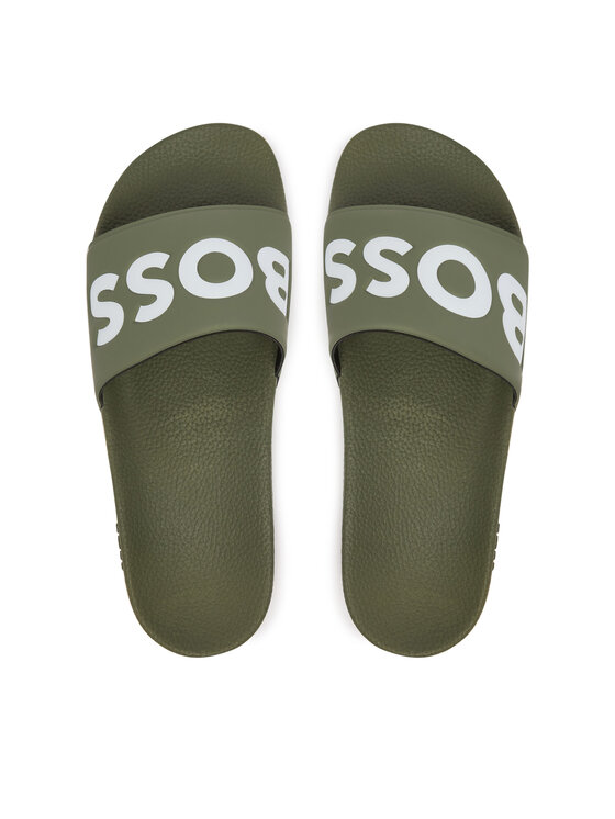 BOSS Шльопанці BOSS Aryeh 50536835 Зелений