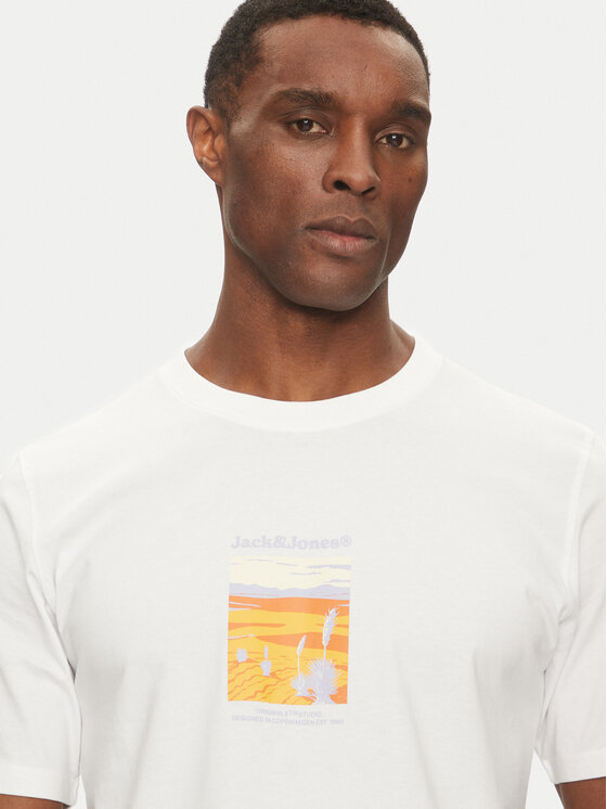 Jack & Jones Jack & Jones T-shirt Split Graphic 12273000 Bianco Regular Fit