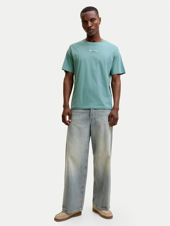 Jack & Jones Jack & Jones Camiseta City Photoprint 12288353 Verde Regular Fit