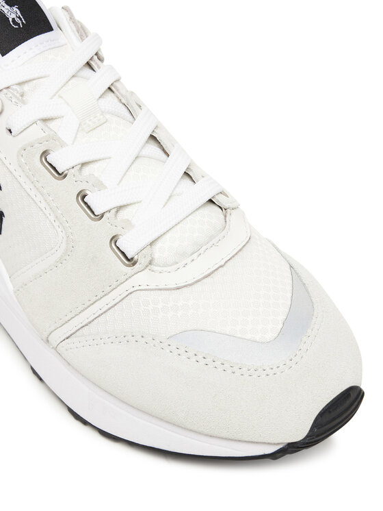 Polo Ralph Lauren Снікерcи Polo Ralph Lauren Train 89 V2 Suede-Paneled Sneaker 809973974001 Білий