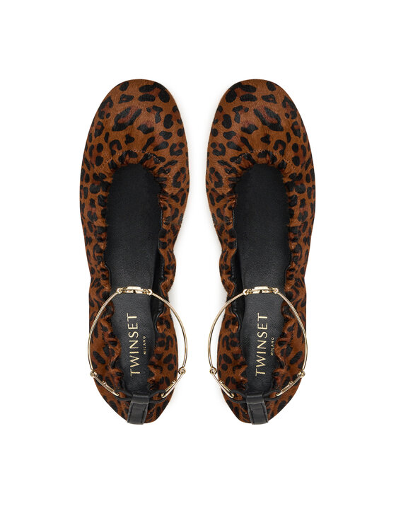 TWINSET Baleríny TWINSET 252TCP224 Hnědá