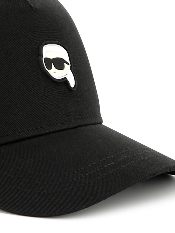 KARL LAGERFELD Czapka z daszkiem KARL LAGERFELD Z30398 Czarny