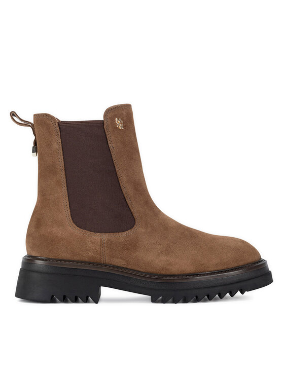 MEXX Kotníková obuv s elastickým prvkem MEXX MX/004C-WB Hnědá